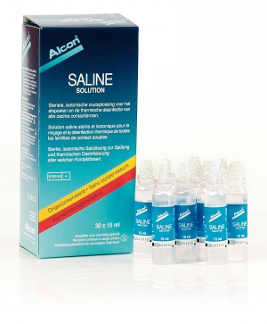 Alcon saline refill
